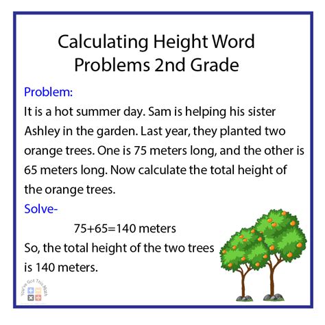 A measurement in space, for example the height Word Hike.